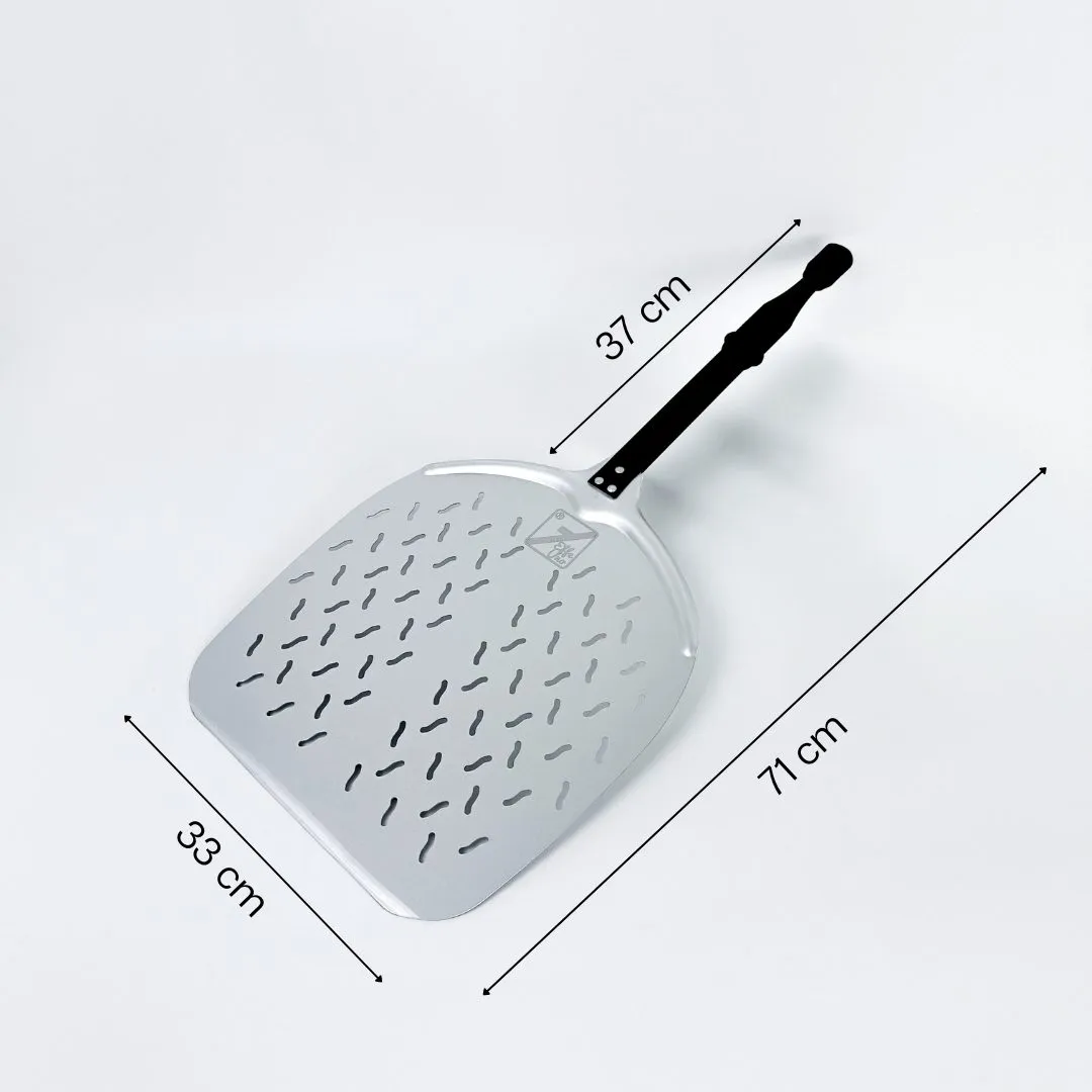 Effeuno Professional perforeret pizzaspade 33 cm aluminium