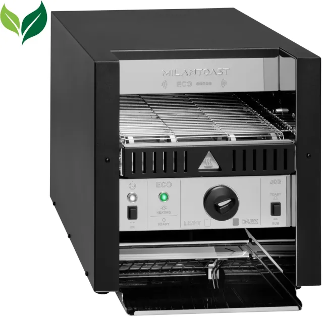 Milan Toast ECO Sense båndtoaster sort 2 skiver