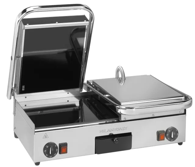 Milan Toast Plancha Grill Dobbelt Vitrokeramisk