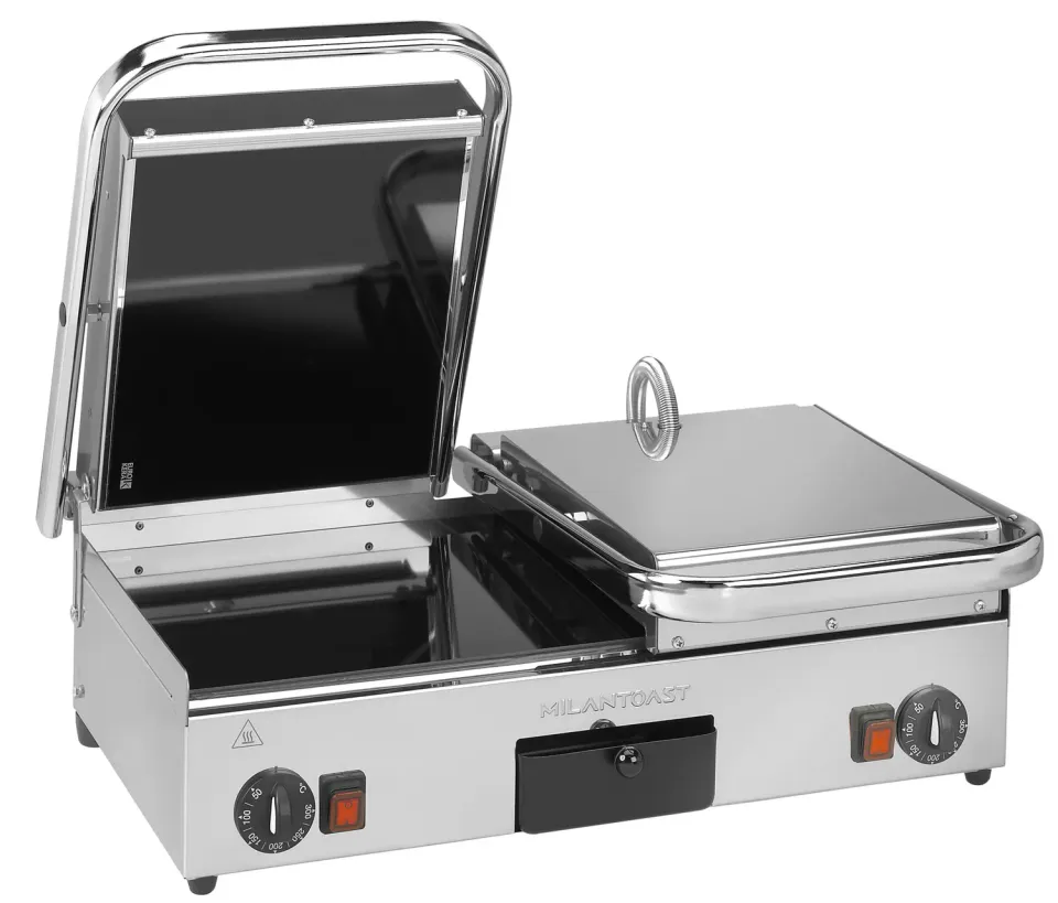 Milan Toast Plancha Grill Dobbelt Vitrokeramisk
