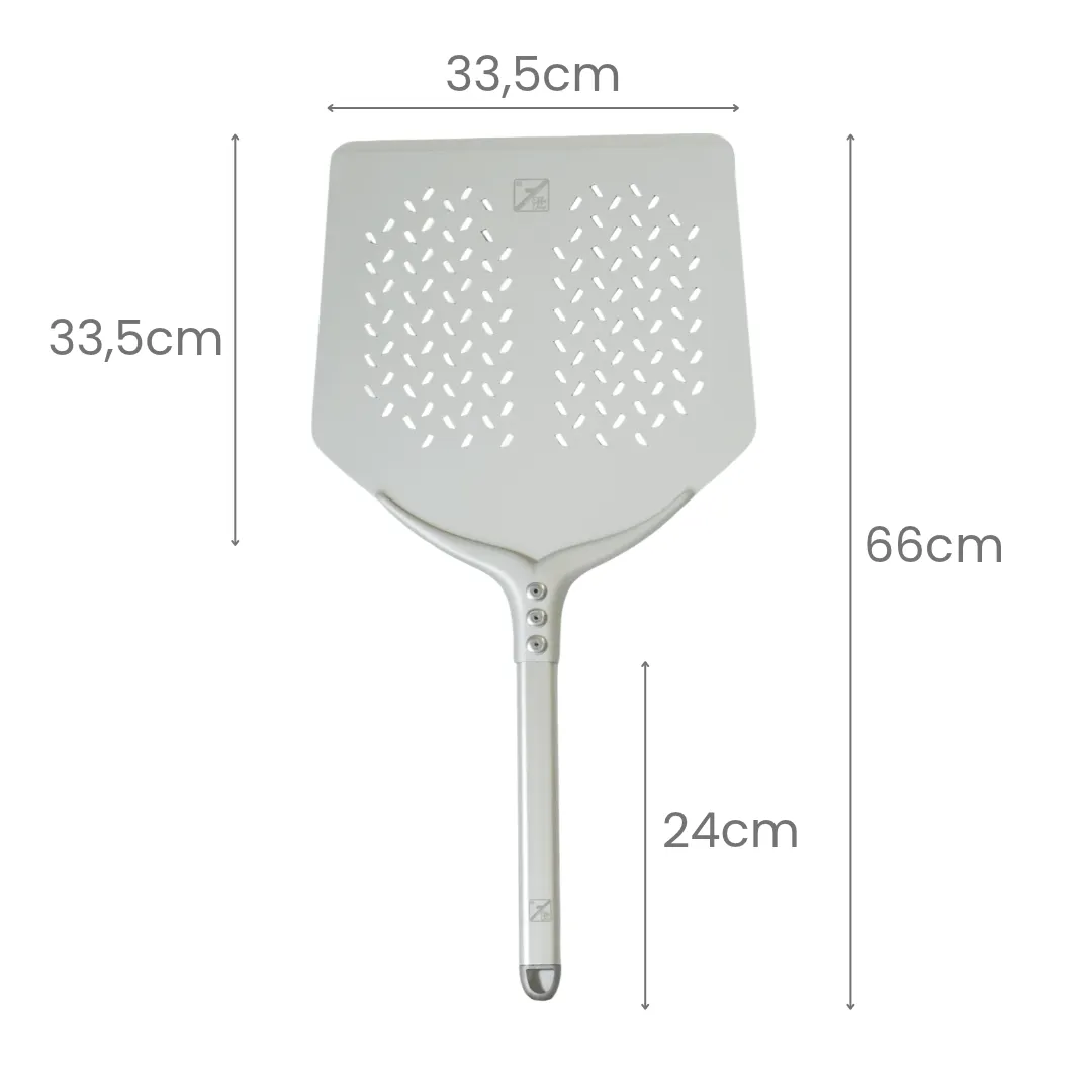 Effeuno Premium pizzaspade aluminium 66cm