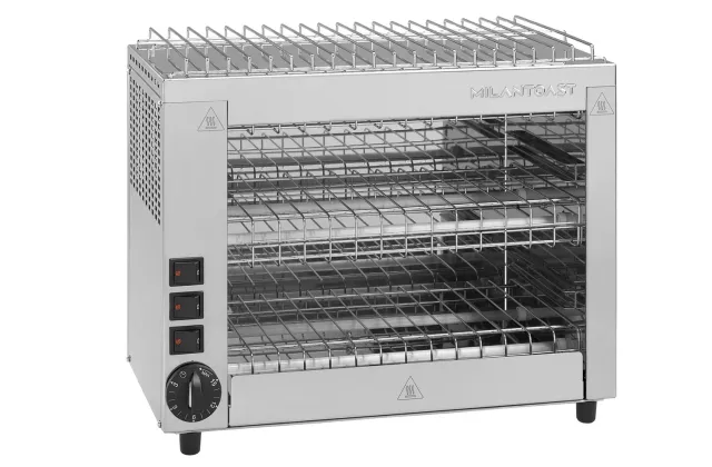 Milan Toast 6 posti quarzo brødrister 6 skiver