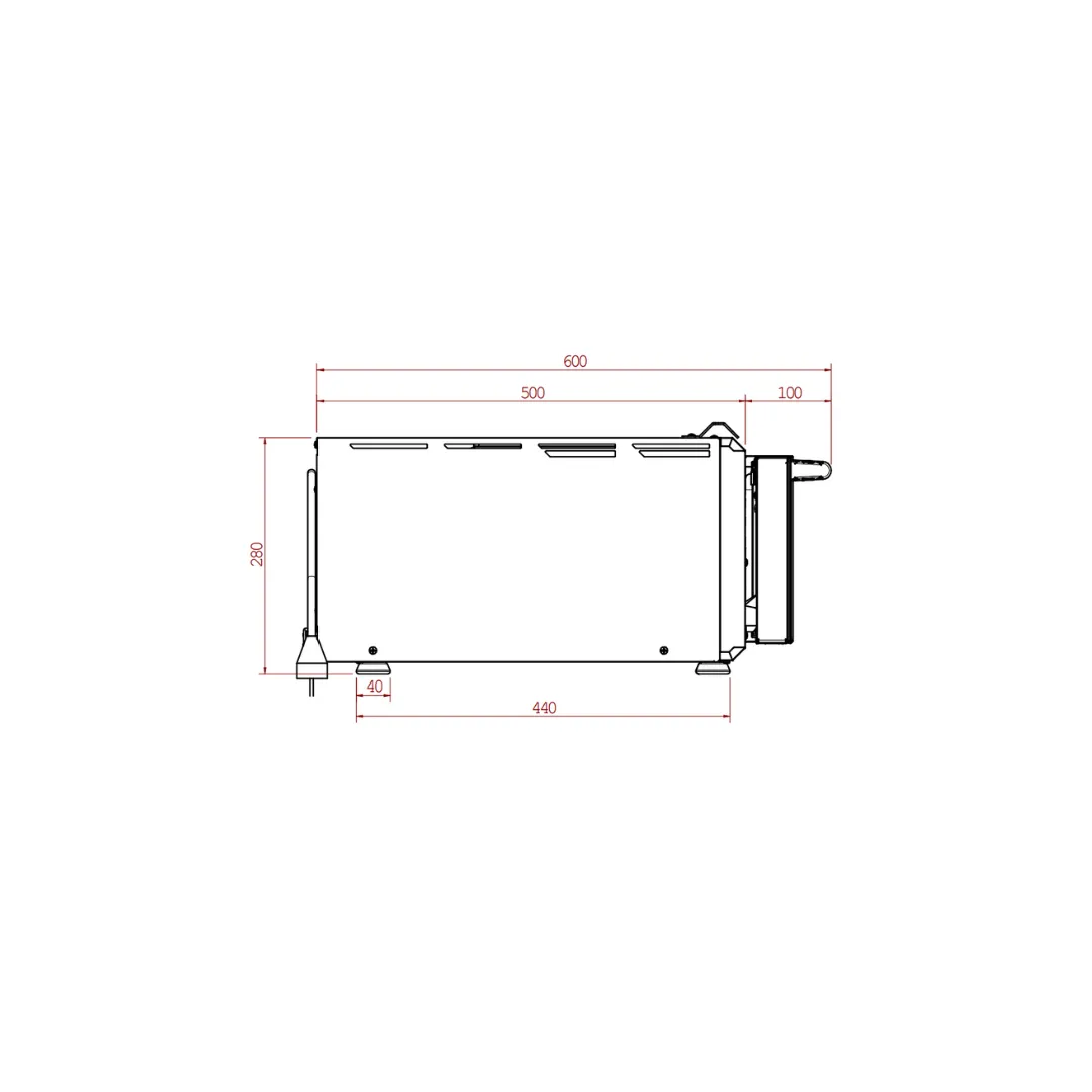 Effeuno P134H 509 PRO pizzaovn 509°C med 2 sten