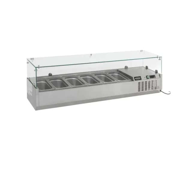 Ikaline Køleopsats 120 cm glas 1/4 GN køl