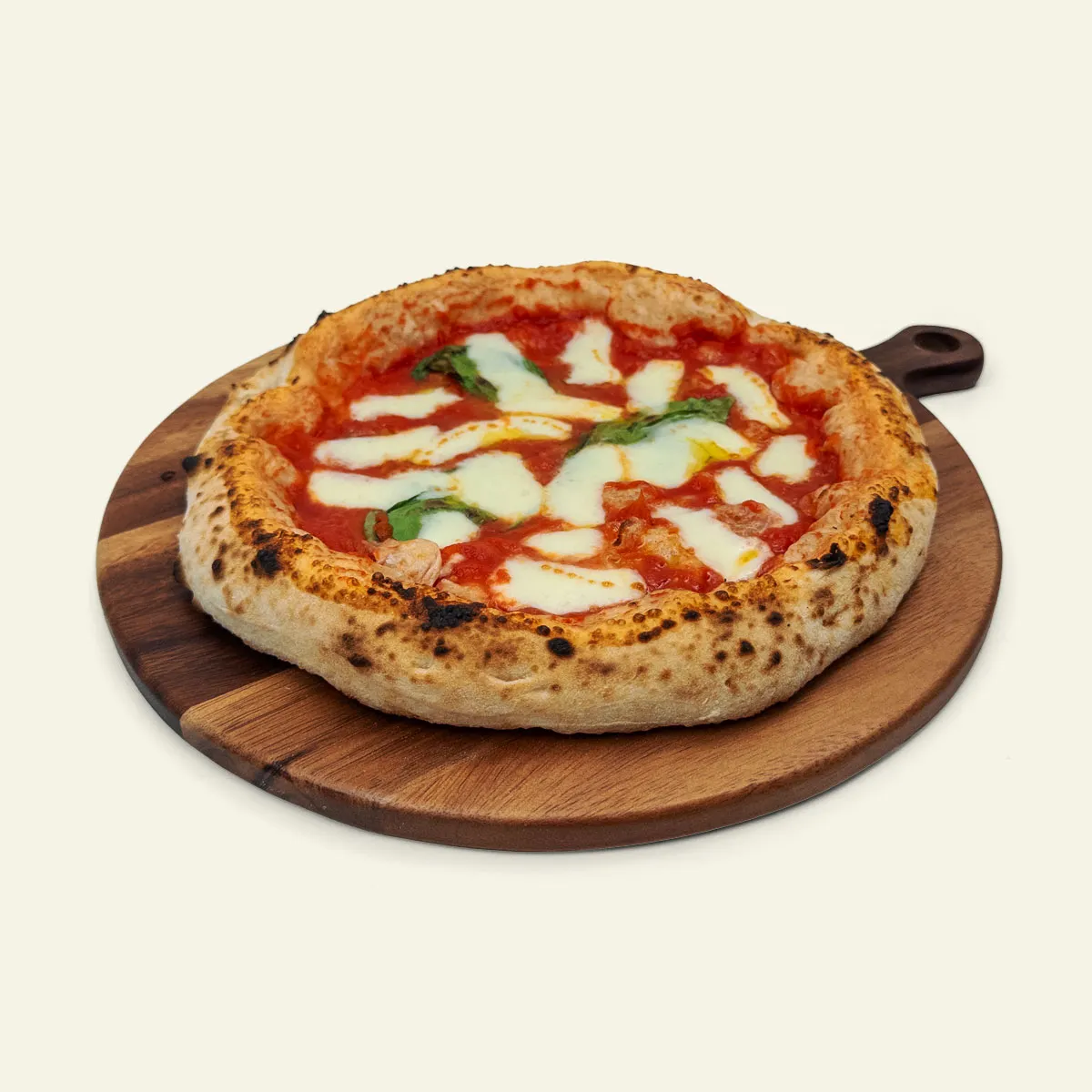Pizzanørderi Smanettone pizzabræt med håndtag træ