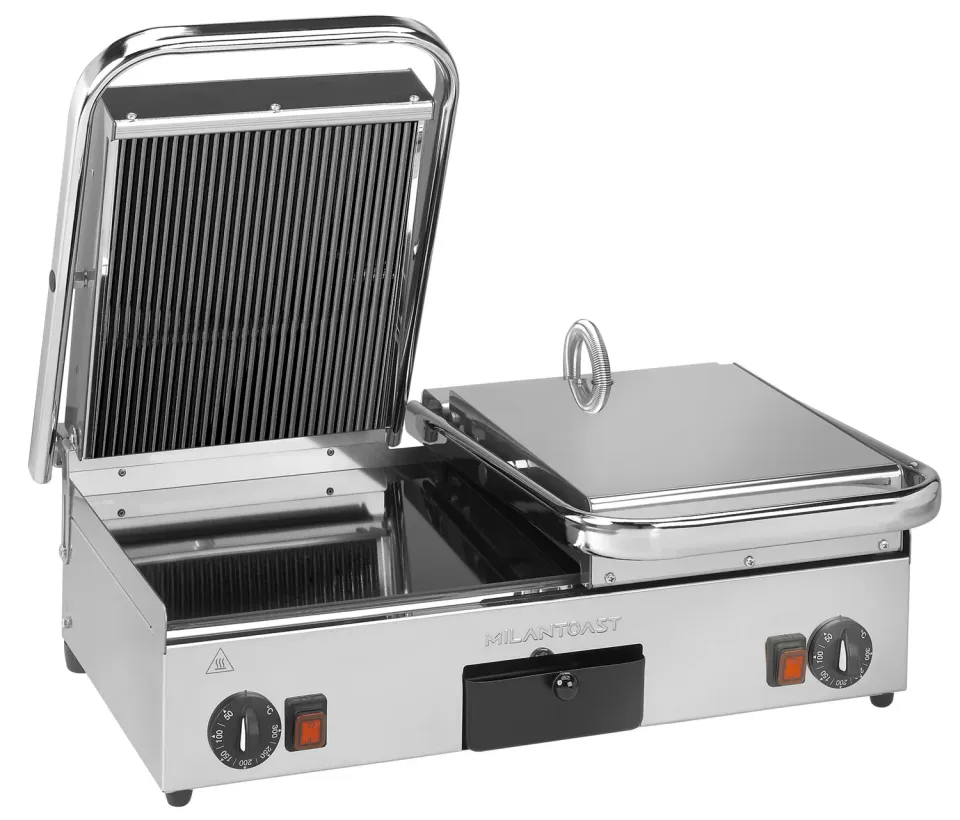 Milan Toast Doppel Gl/Gr kontaktgrill i glaskeramik