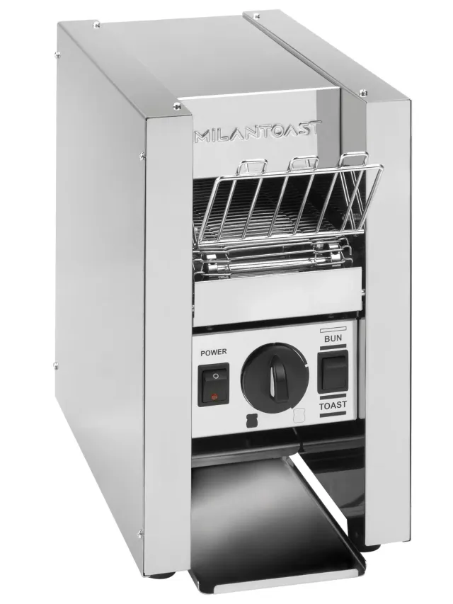 Milan Toast båndtoaster 1 skive tunnel rustfrit stål