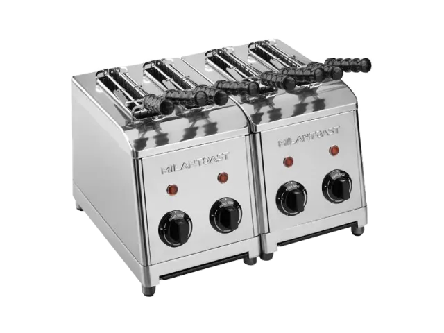 Milan Toast Classic 4-slots brødrister rustfrit