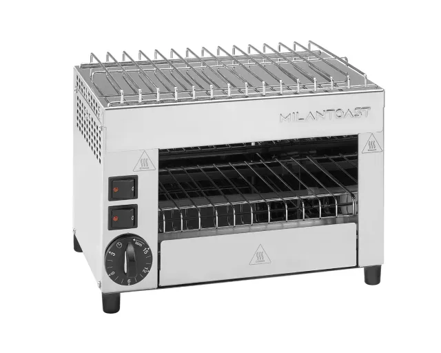 Milan Toast Fast Heat-Up brødrister grill 2 tang stål