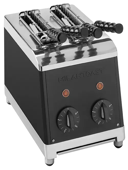 Milan Toast Classic Noir brødrister sort