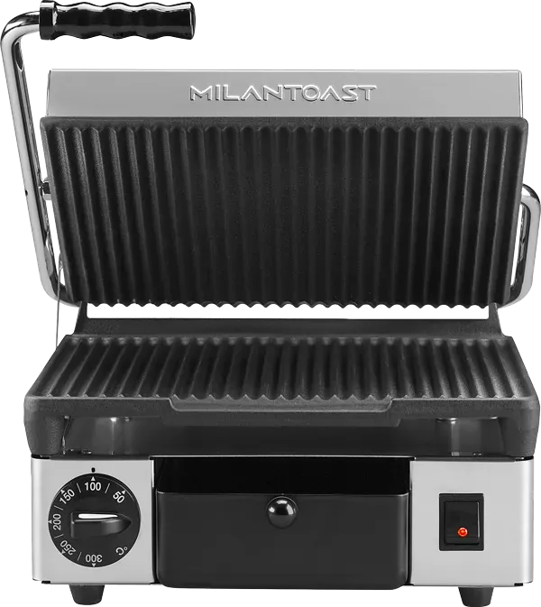 Milan Toast Snack A/A elektrisk grillplade rustfri