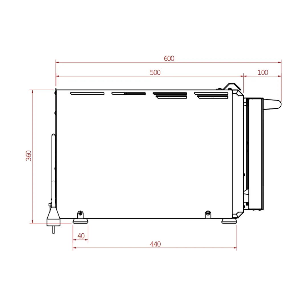 Effeuno P234H 509 PRO pizzaovn dobbelt 509°C