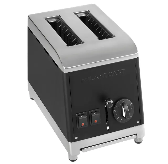 Milan Toast brødrister sort slot