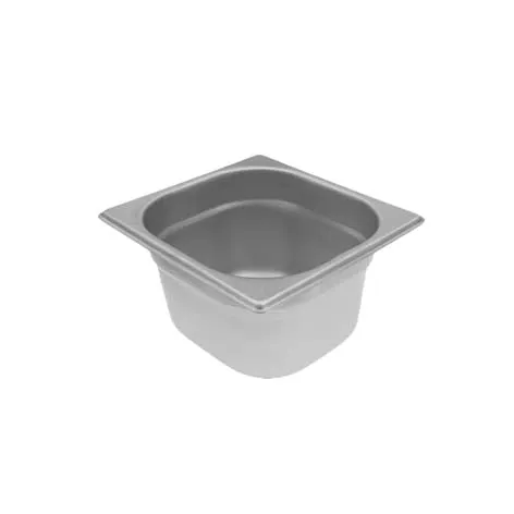 Ikaline Kantine GN-beholder 6 stk rustfrit stål