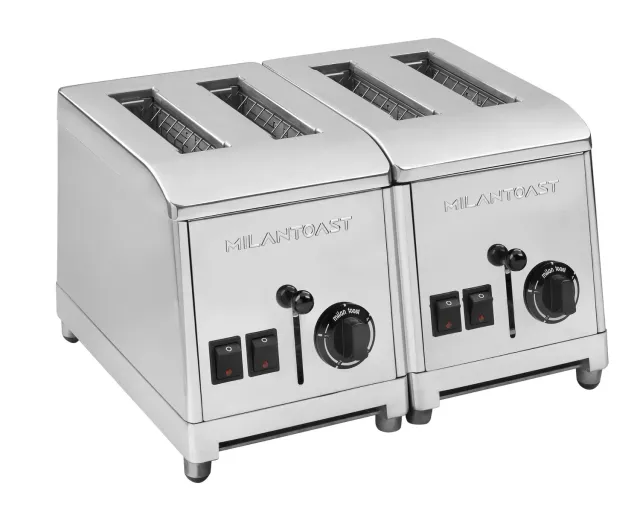 Milan Toast Tostafette 4 posti toaster rustfri 4 pladser