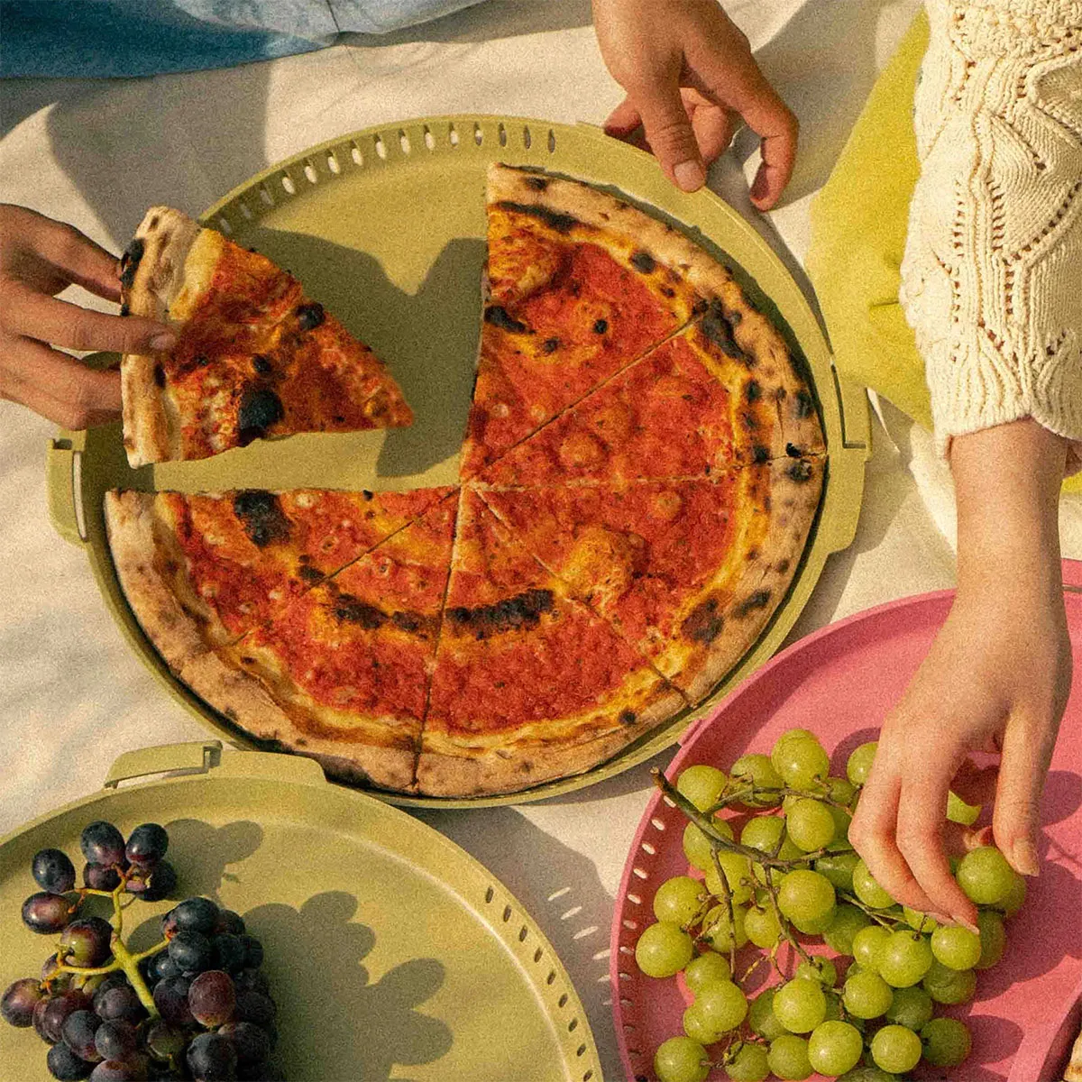 Pizzycle genanvendelig pizzaæske til takeaway