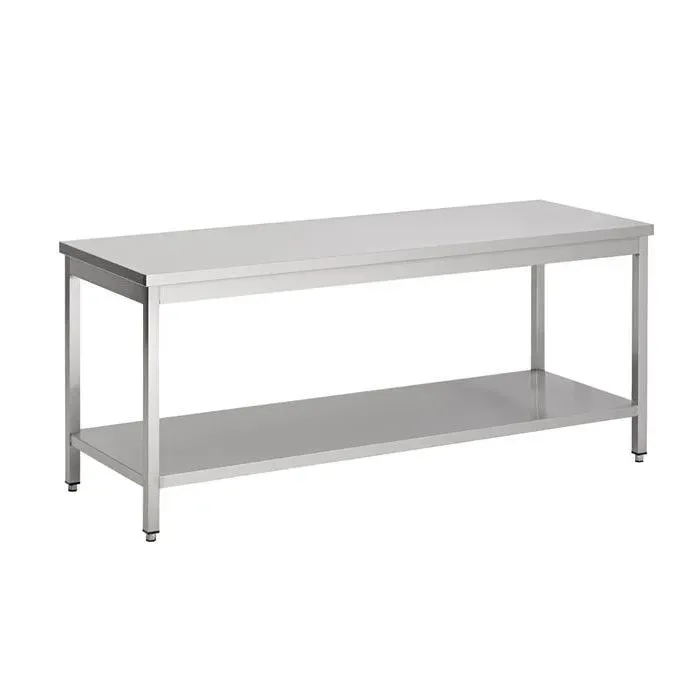 Ikaline Stålbord lav 1600mm 400kg rustfri