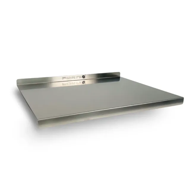 Effeuno bagerbord rustfrit stål med dobbelt fals